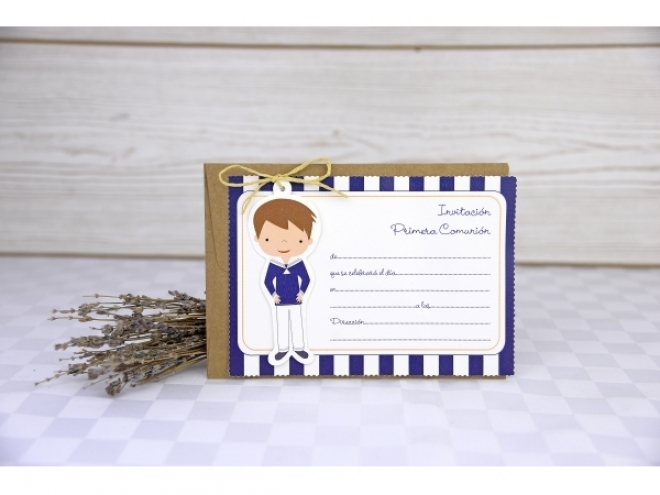 Faire part baptême garçon 208081