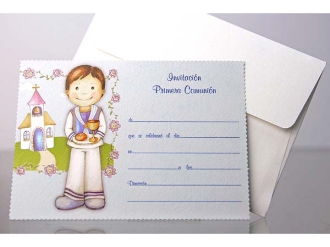 Faire part baptême garçon 207111