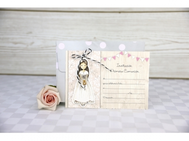 Faire part baptême fille 208061