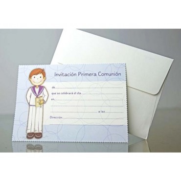 Faire part baptême garçon 207011