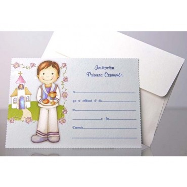 Faire part baptême garçon 207111