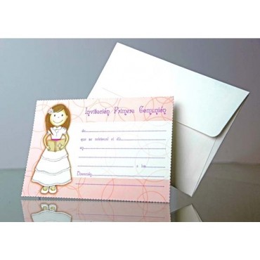 Faire part baptême fille 207001