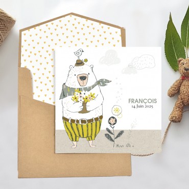 Faire Part Naissance 216001