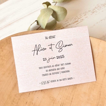 Faire part fleurs vintage 39805