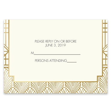 Tarjeta a juego con la invitación