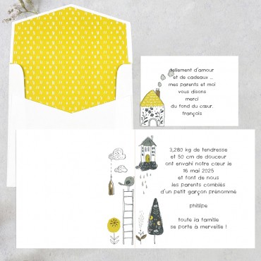 Faire Part Naissance 216004