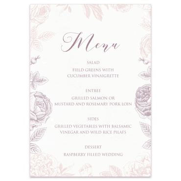 Menu mariage 7