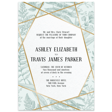  Tarjeta a juego con la invitación