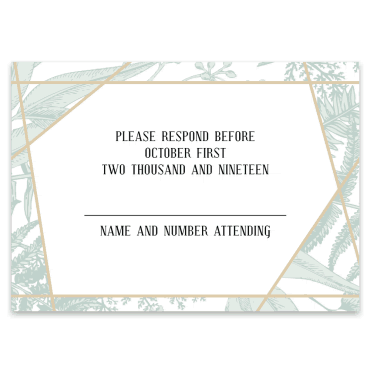  Tarjeta a juego con la invitación