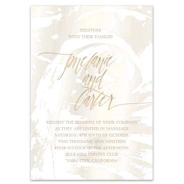 Tarjeta a juego con la invitación