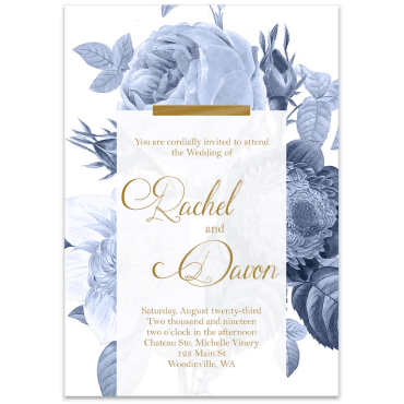 Tarjeta a juego con la invitación