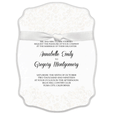 Tarjeta a juego con la invitación