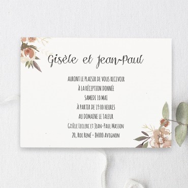 Faire-part mariage 39331