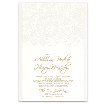 Tarjeta a juego con la invitación