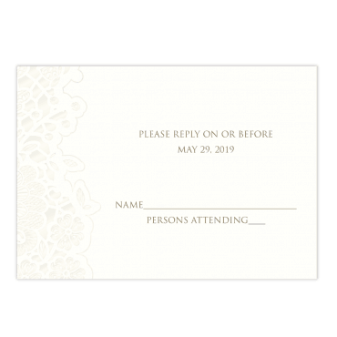 Tarjeta a juego con la invitación