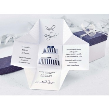 Faire-part mariage  3D 39107