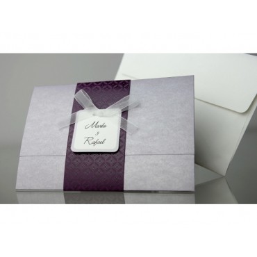 Carte invitation mariage 44930
