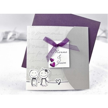 Faire-part mariage 35641