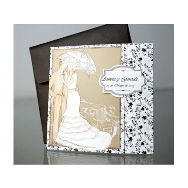 Carte invitation mariage 44944