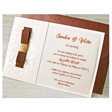 Faire-part mariage 32811