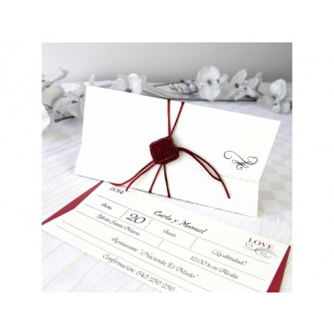 Faire-part mariage 60304