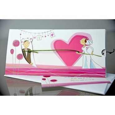 Carte invitation mariage 44905