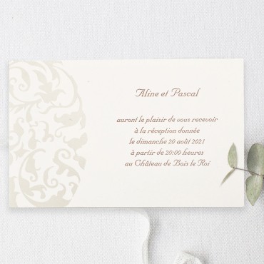 Carte invitation mariage 42720