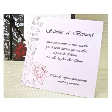 Carte invitation mariage 42726