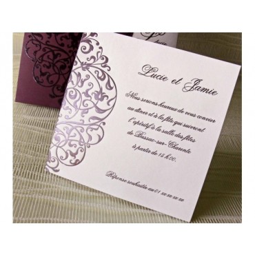Carte invitation mariage 42812