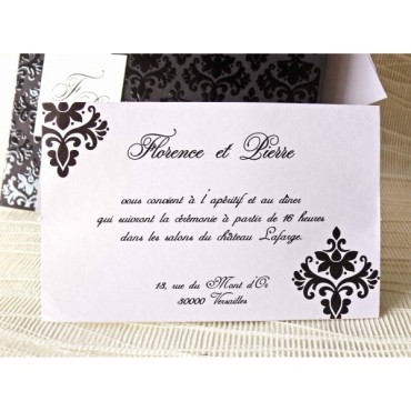 Carte invitation mariage 42809