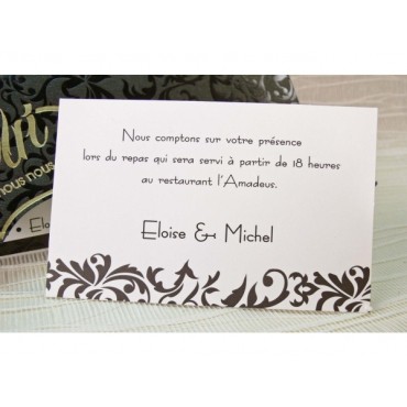 Carte invitation mariage 42815