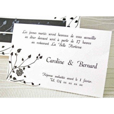 Carte invitation mariage 42704