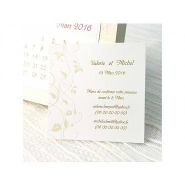 Carte invitation mariage 42742