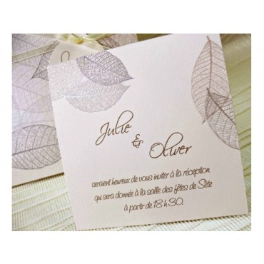 Carte invitation mariage 42702
