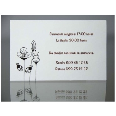 Carte invitation mariage 44921