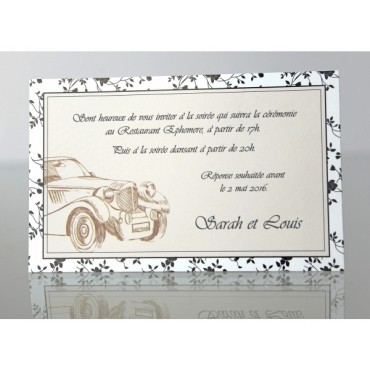 Carte invitation mariage 44944