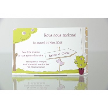 Faire-part mariage  34947