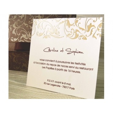 Carte invitation mariage 42818