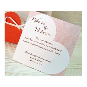 Carte invitation mariage 42826