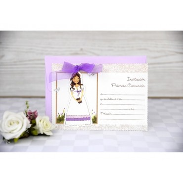 Faire part baptême fille 208041