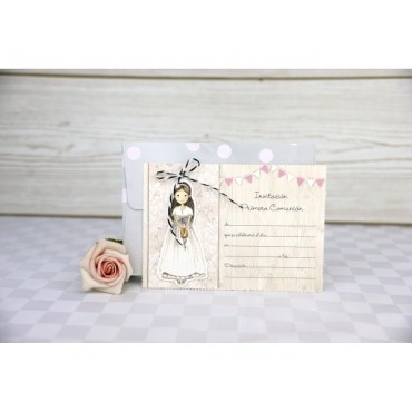 Faire part baptême fille 208061