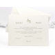 Carte invitation mariage 40835