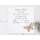 Carte invitation mariage 41307